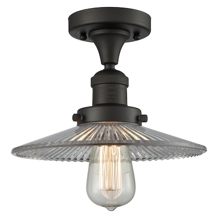 Innovations Lighting One Light Vintage Dimmable Led Semi-Flush Mount 517-1CH-OB-G2-LED
